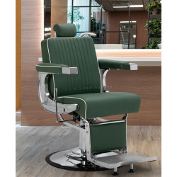 Кресло парикмахерское Gabbiano Visionerio 155243 (Green/Chrome)