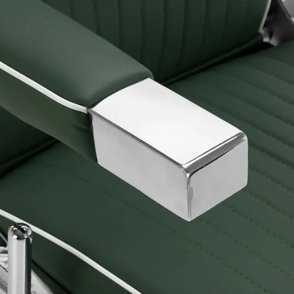 Кресло парикмахерское Gabbiano Visionerio 155243 (Green/Chrome) - 14