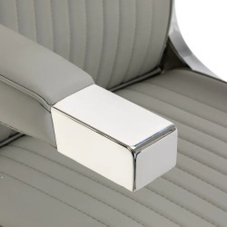 Fotoliu de coafor Gabbiano Visionerio 155246 (Grey/Chrome) Thumb