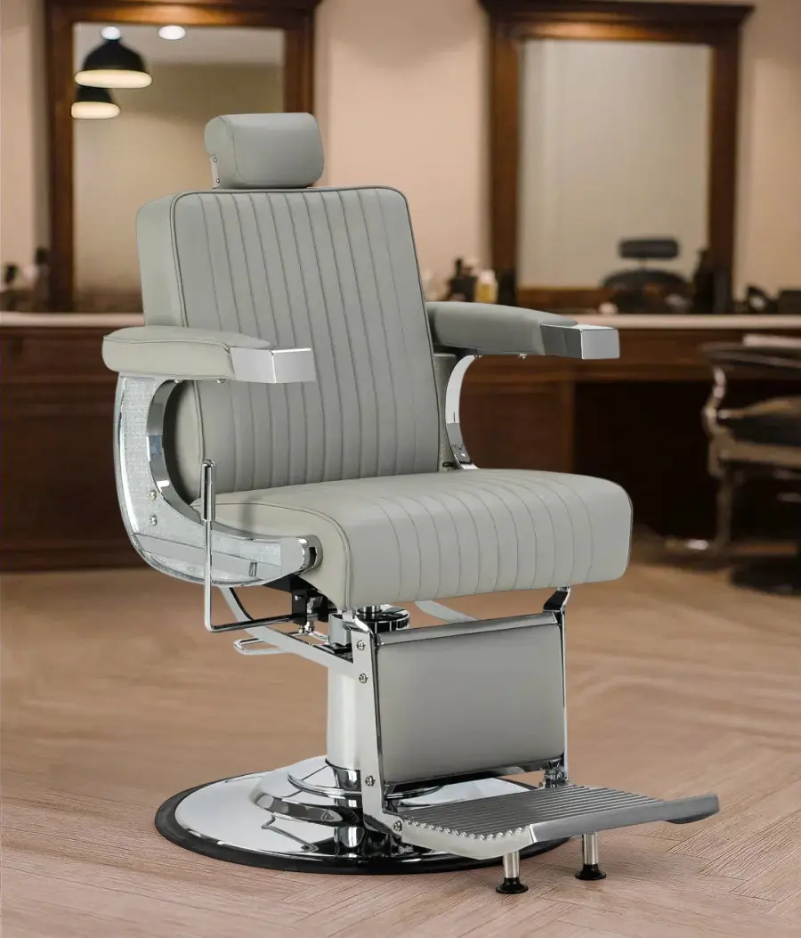 Fotoliu de coafor Gabbiano Visionerio 155246 (Grey/Chrome)