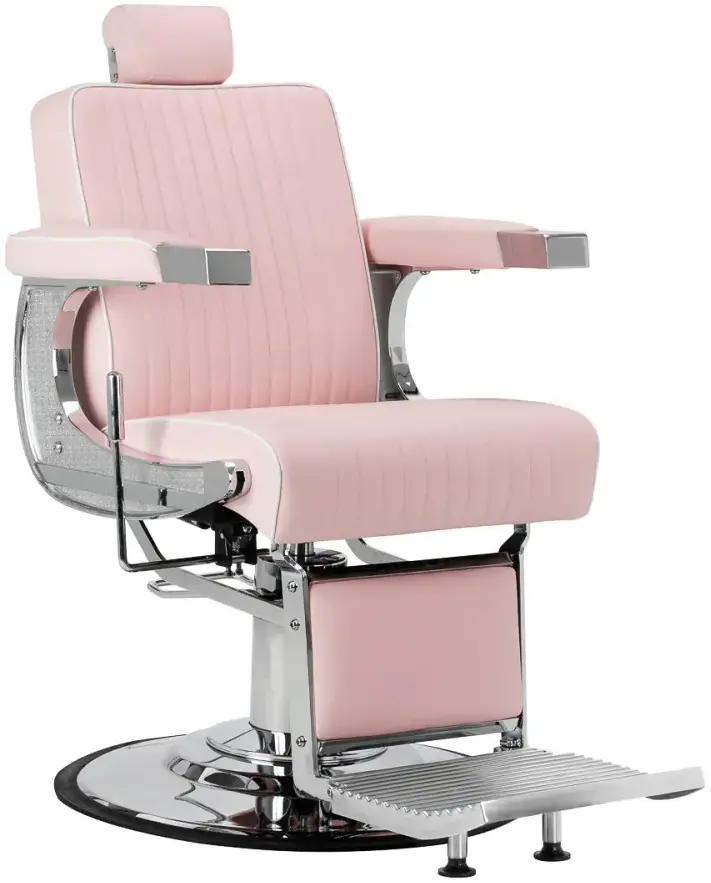 Fotoliu de coafor Gabbiano Visionerio 155269 (Pink/Chrome) - 11