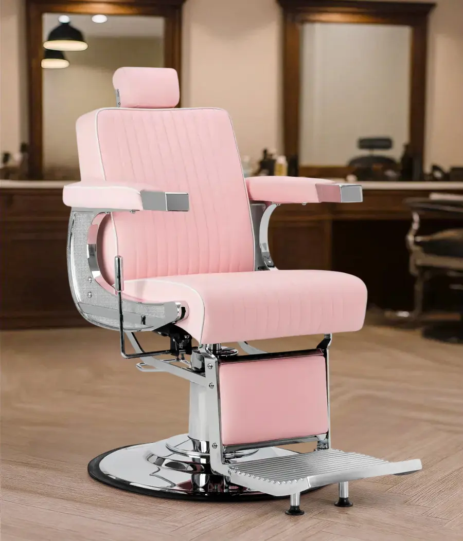 Fotoliu de coafor Gabbiano Visionerio 155269 (Pink/Chrome)