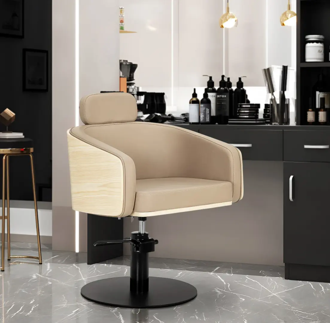 Fotoliu de coafor Gabbiano Wratislavia 154164 (Beige/Black)