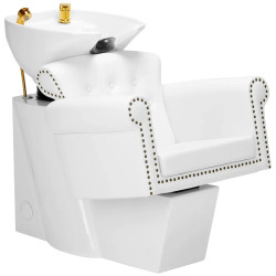 Scafa pentru frizerie Gabbiano Berlin 112855 (Gold/White) Thumb