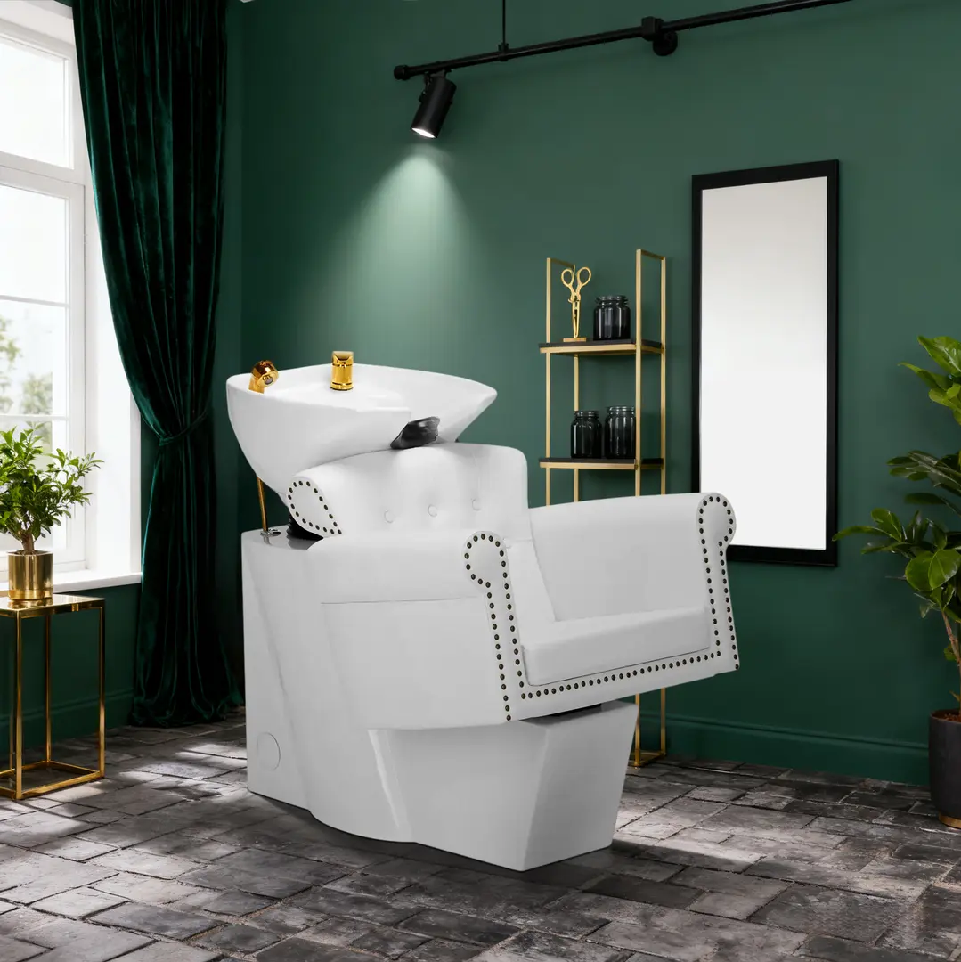 Scafa pentru frizerie Gabbiano Berlin 112855 (Gold/White)