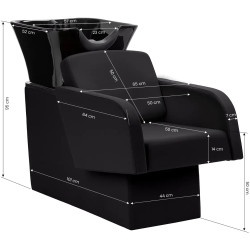 Мойка парикмахерская Gabbiano Elda 154205 (Black) Thumb