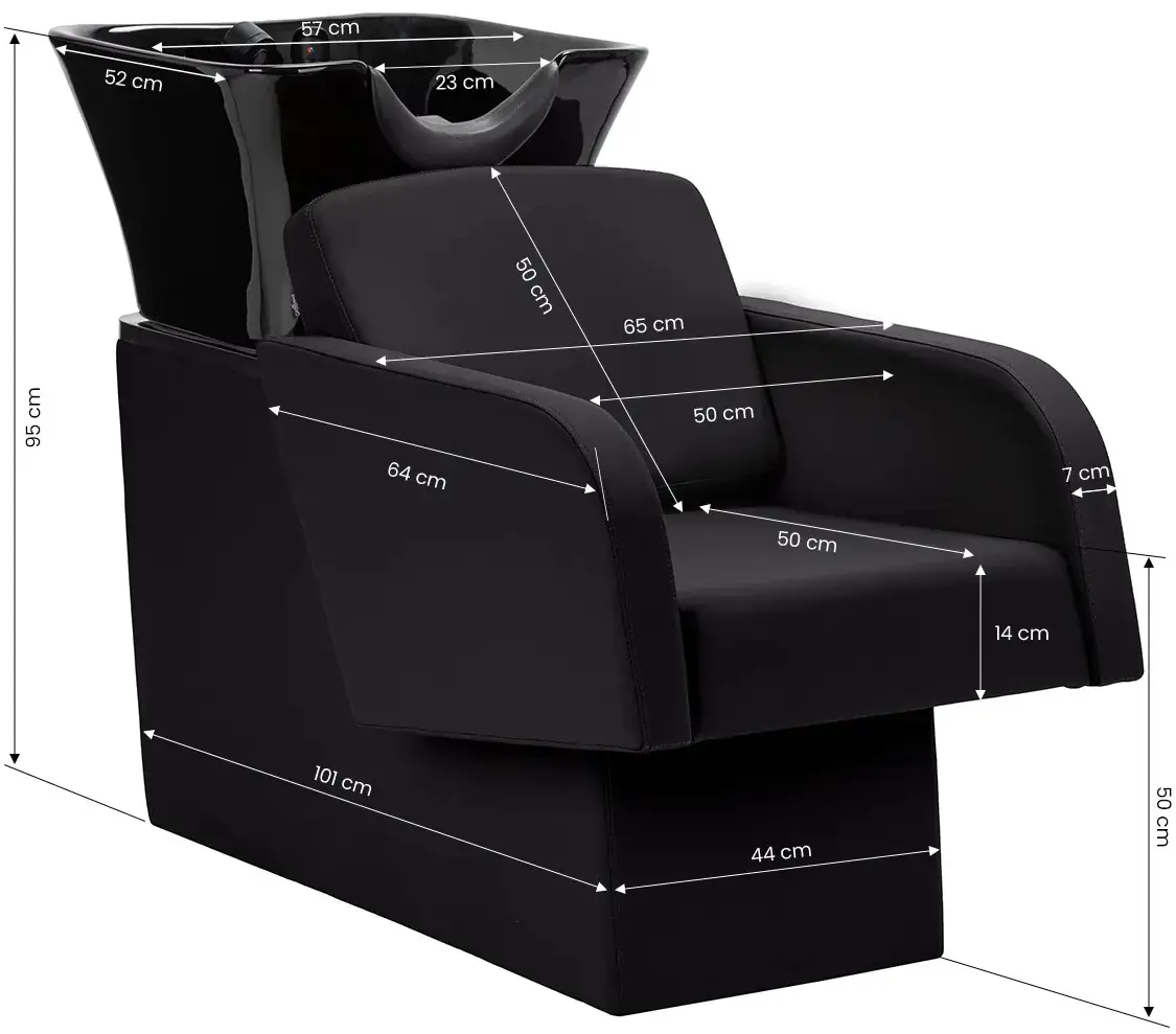 Мойка парикмахерская Gabbiano Elda 154205 (Black) - 3