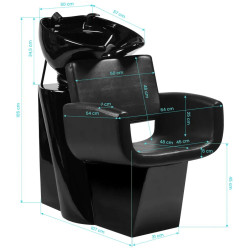 Scafa pentru frizerie Gabbiano Mataro 154161 (Black) Thumb