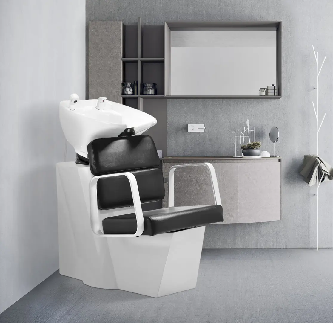 Scafa pentru frizerie Gabbiano Porto 154148 (White/Black)