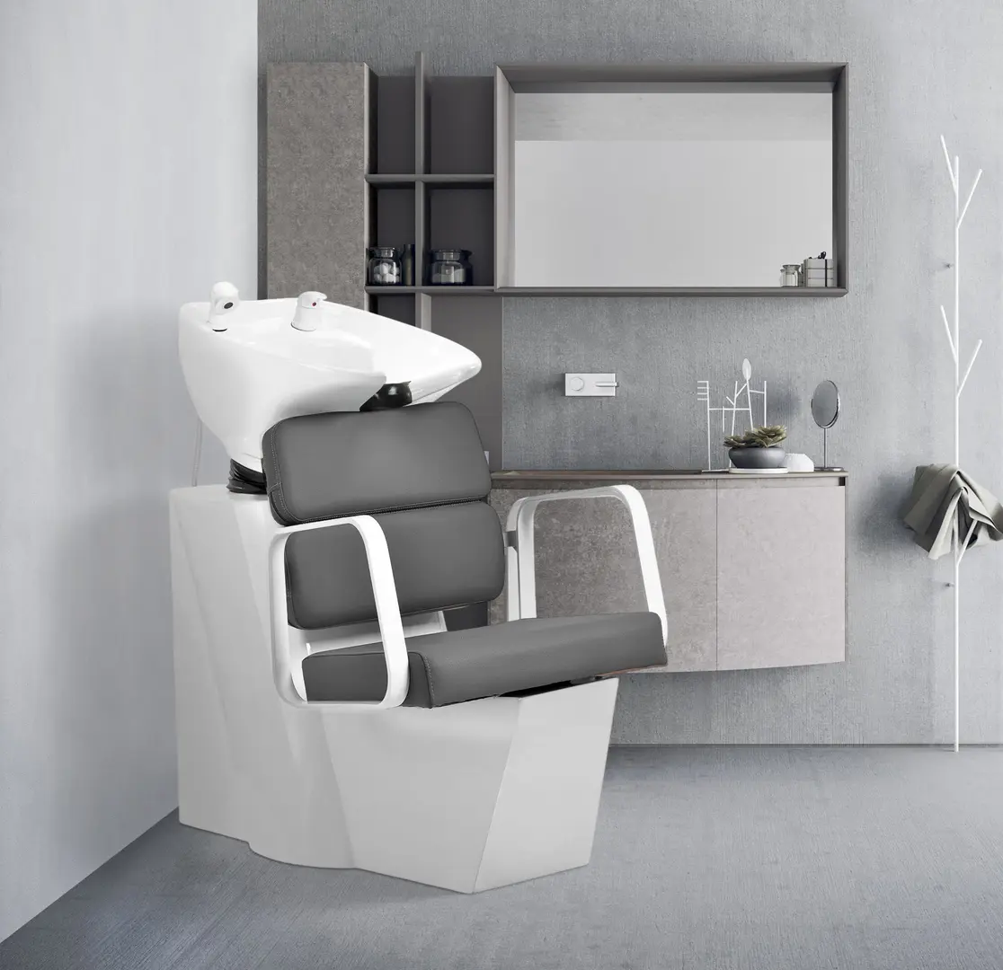 Scafa pentru frizerie Gabbiano Porto 154149 (White/Grey)