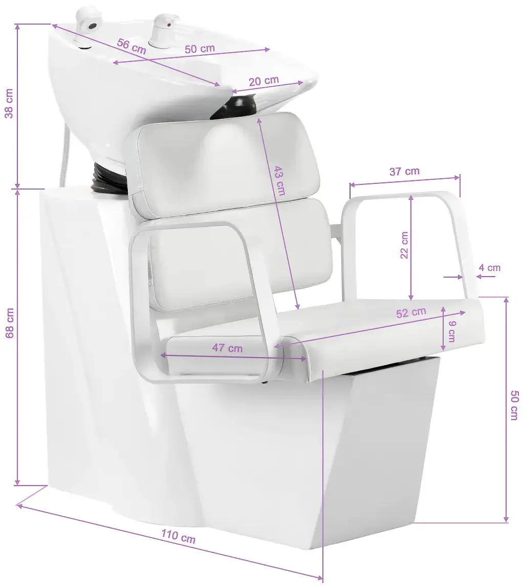 Scafa pentru frizerie Gabbiano Porto 154150 (White)