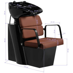 Scafa pentru frizerie Gabbiano Porto 154174 (Brown/Black) Thumb