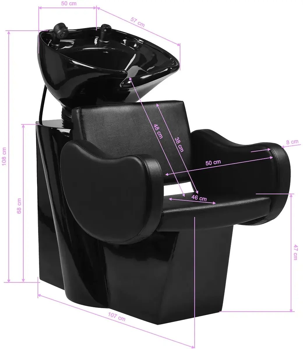 Scafa pentru frizerie Gabbiano Sewilla 154168 (Black)