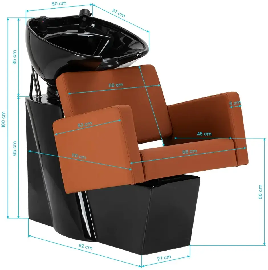 Мойка парикмахерская Gabbiano Vitoria 154203 (Brown/Black) - 3