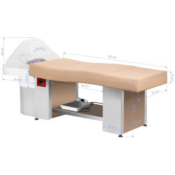 Spa pentru cap Gabbiano 017 155903 (Beige/Inox) Thumb