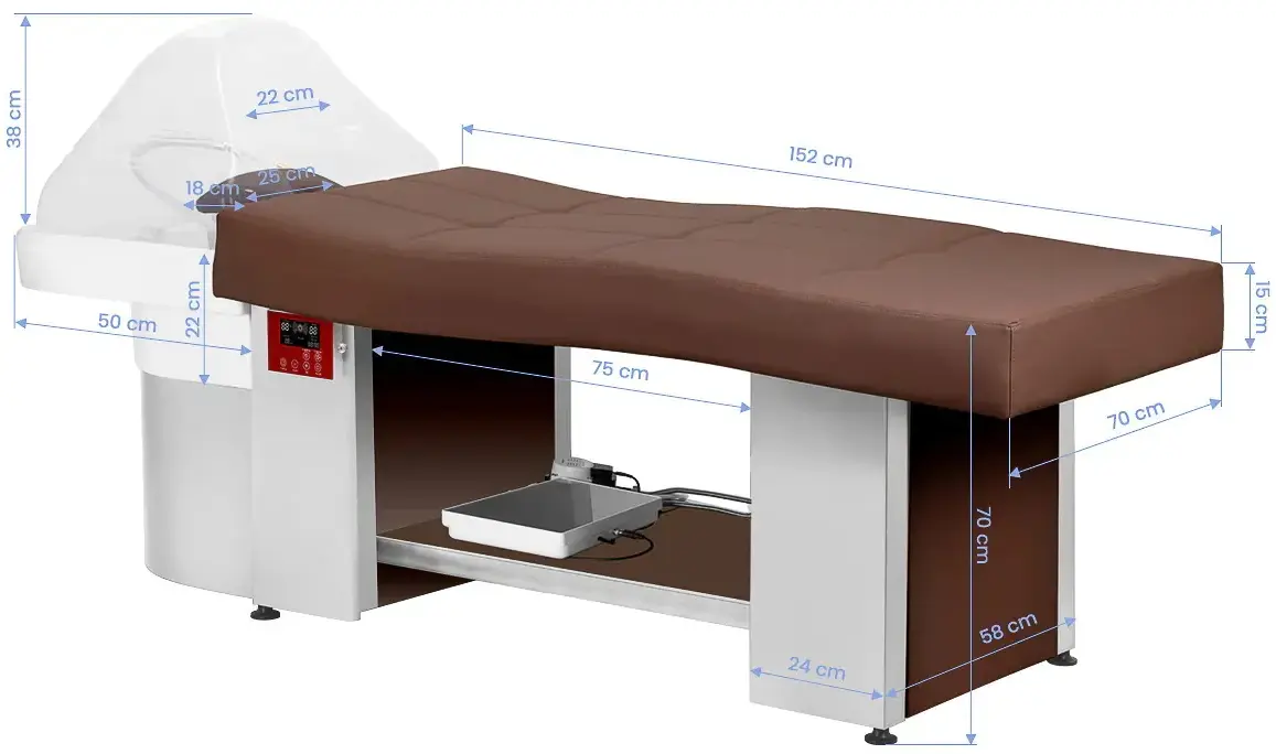 Spa pentru cap Gabbiano 017 155904 (Brown/Inox) - 18