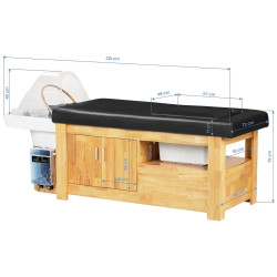 Spa pentru cap Gabbiano Bali 154391 (Black) Thumb