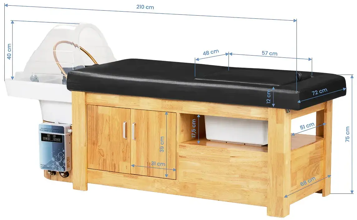 Spa pentru cap Gabbiano Bali 154391 (Black) - 24