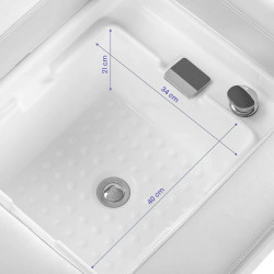 Spa pentru cap Gabbiano Bali 154393 (White/Natural) Thumb