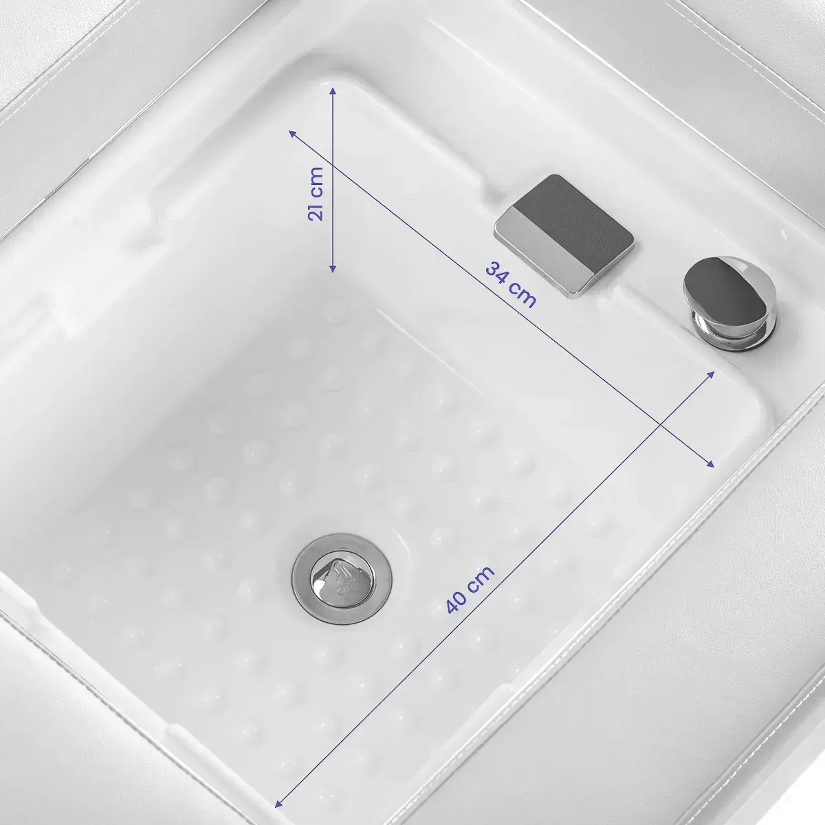 Spa pentru cap Gabbiano Bali 154393 (White/Natural) - 13