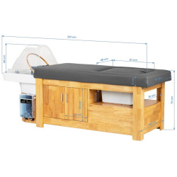 Спа для головы Gabbiano Bali 154394 (Grey/Natural) Thumb