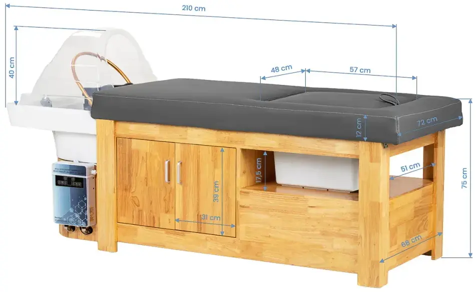 Спа для головы Gabbiano Bali 154394 (Grey/Natural) - 24