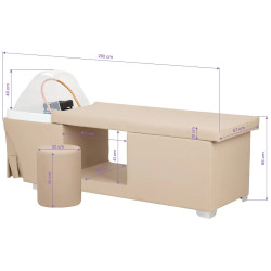 Spa pentru cap Gabbiano Maldives 154188 (Beige) Thumb