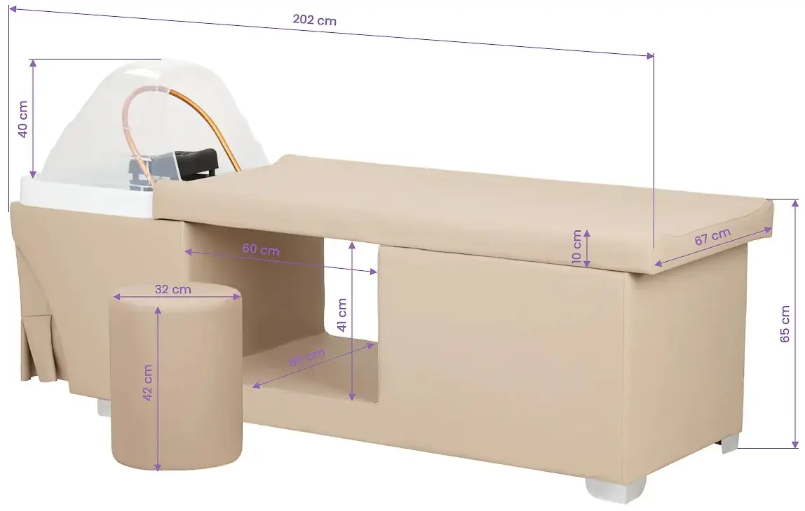 Spa pentru cap Gabbiano Maldives 154188 (Beige) - 21