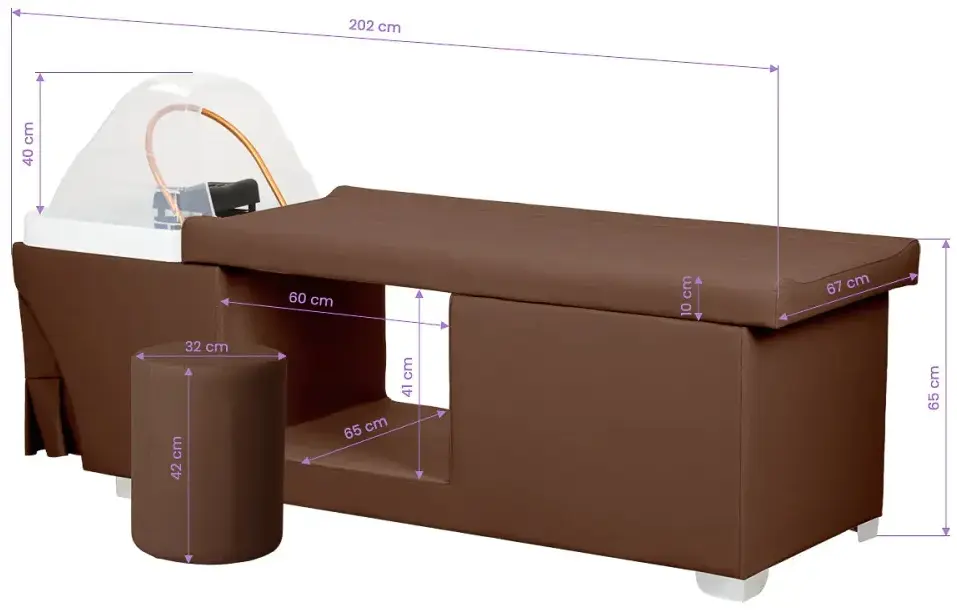 Spa pentru cap Gabbiano Maldives 154189 (Brown) - 21