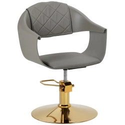 Кресло парикмахерское Hair System Halo 154315 (Grey/Gold) Thumb