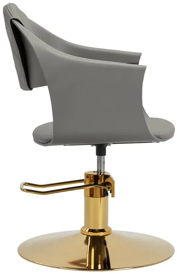 Кресло парикмахерское Hair System Halo 154315 (Grey/Gold) - 5