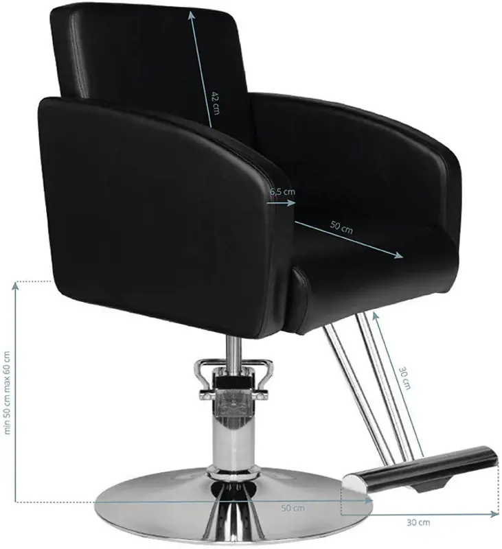 Fotoliu de coafor Hair System HS40 126388 (Black)