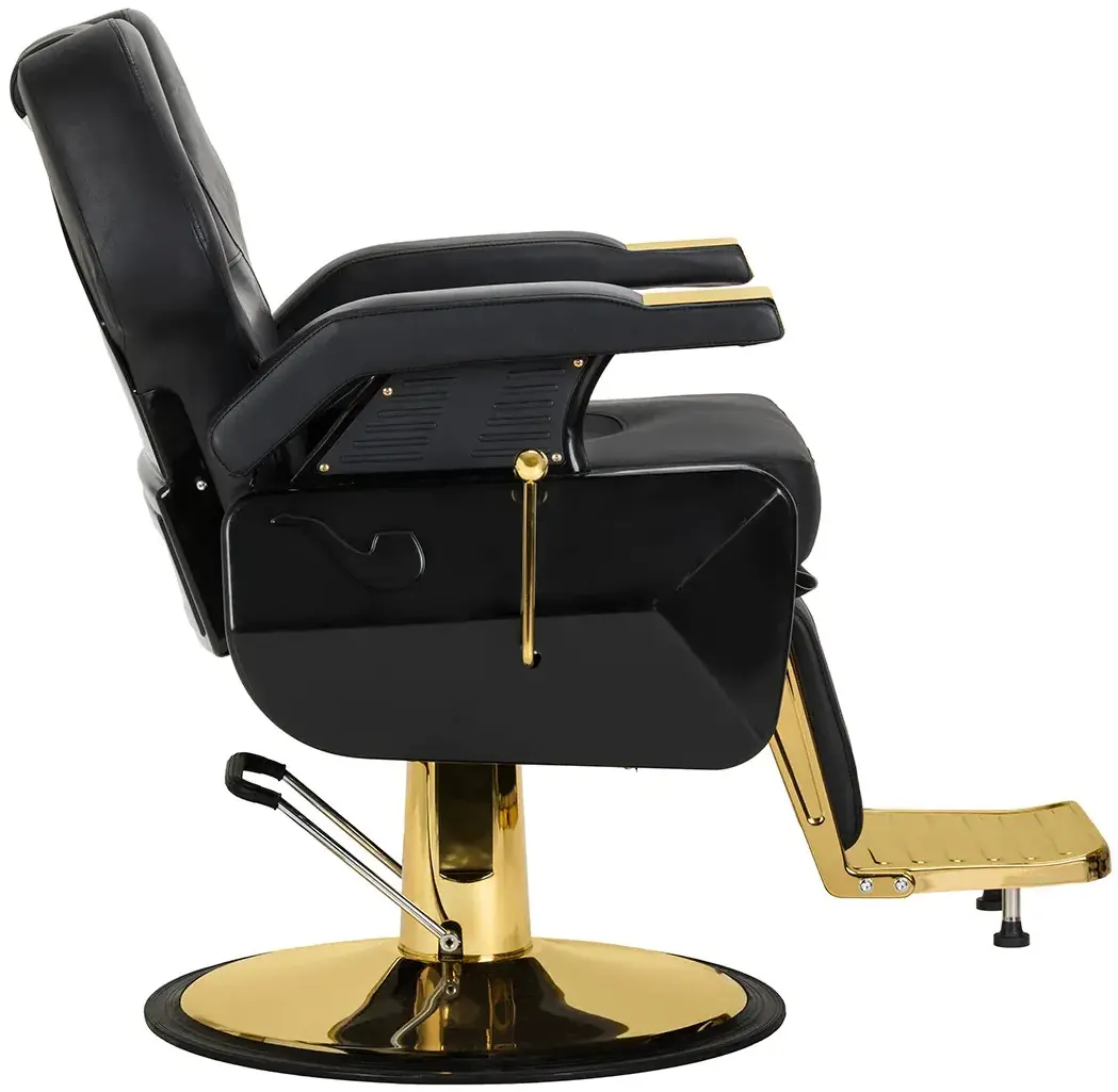 Кресло парикмахерское Hair System New York 154472 (Black/Gold) - 6