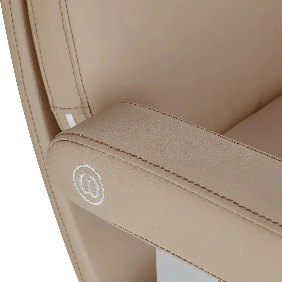 Кресло парикмахерское Omega Astra 154511 (Beige/Silver) - 6