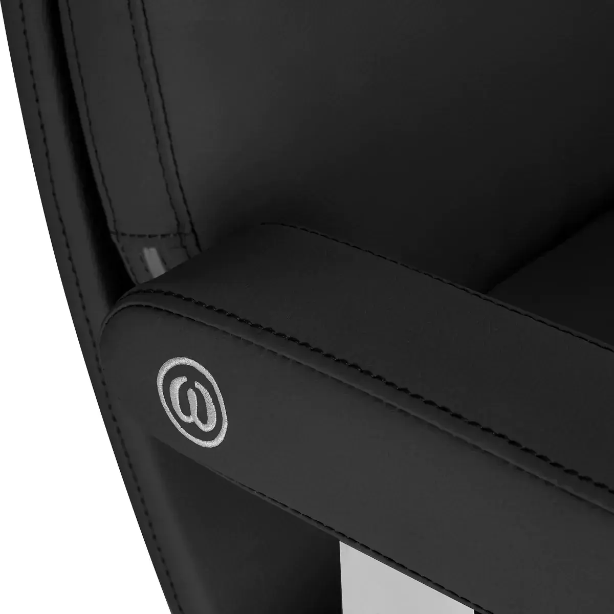 Кресло парикмахерское Omega Astra 154512 (Black/Silver) - 6