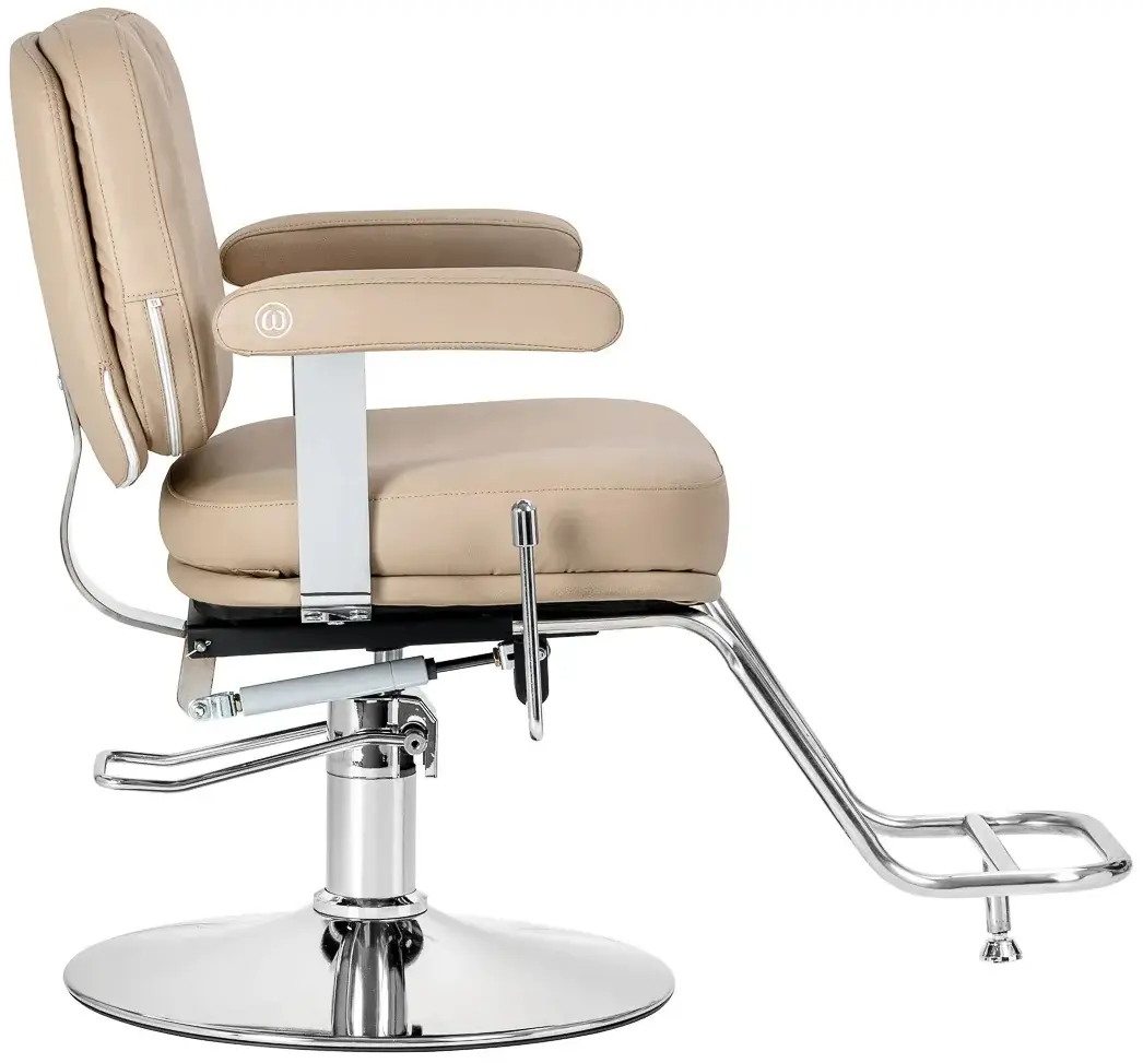 Кресло парикмахерское Omega Astra Plus 154513 (Beige/Silver) - 3