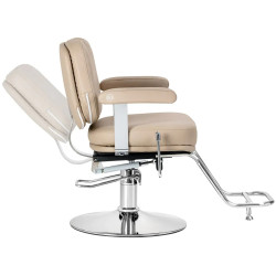Кресло парикмахерское Omega Astra Plus 154513 (Beige/Silver) Thumb