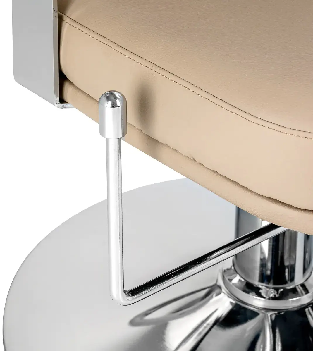 Кресло парикмахерское Omega Astra Plus 154513 (Beige/Silver) - 9