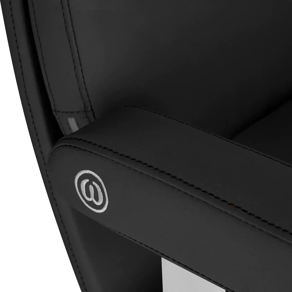 Кресло парикмахерское Omega Astra Plus 154514 (Black/Silver) - 11
