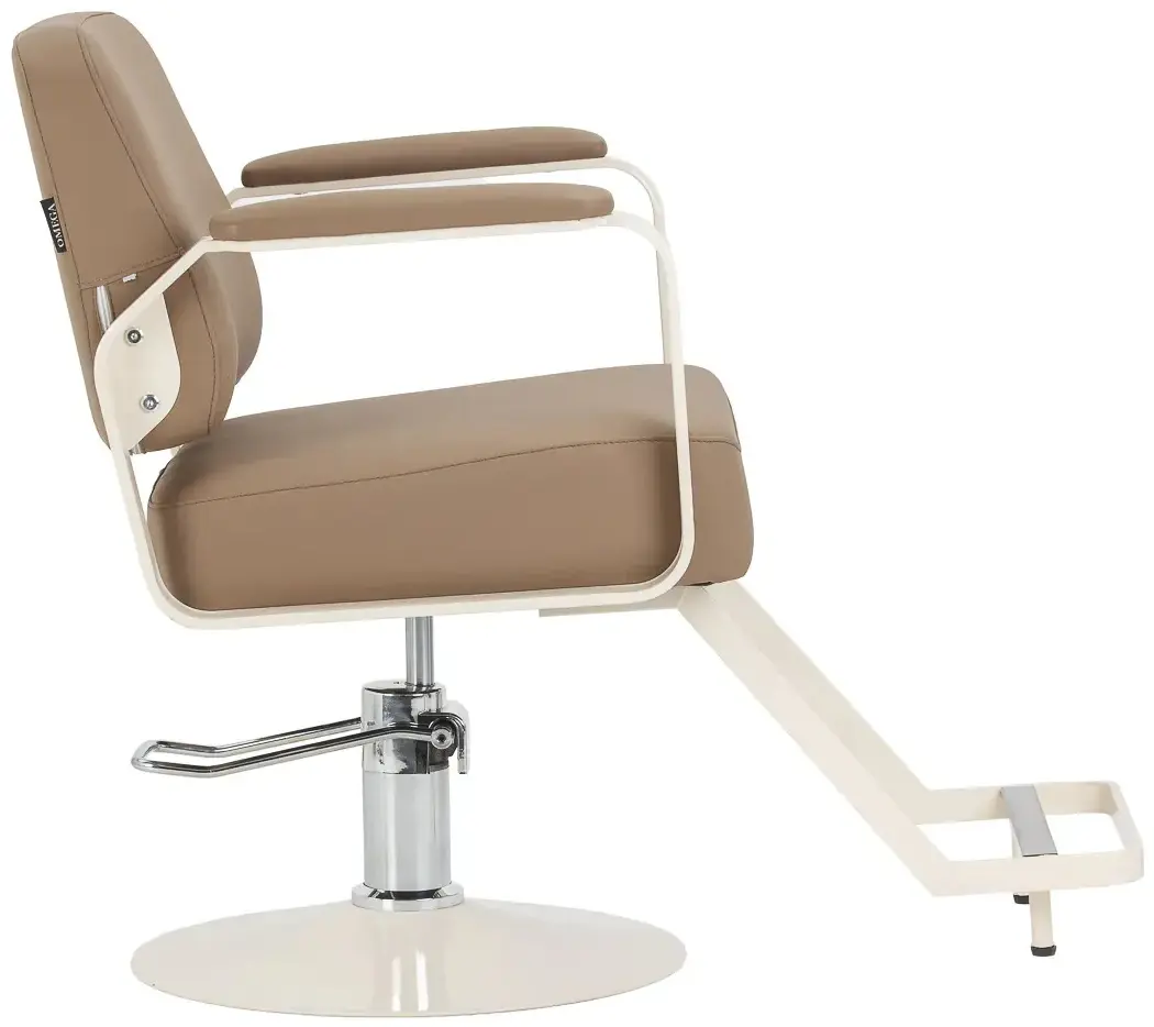 Кресло парикмахерское Omega Aurora 154505 (Light Brown/Beige) - 2