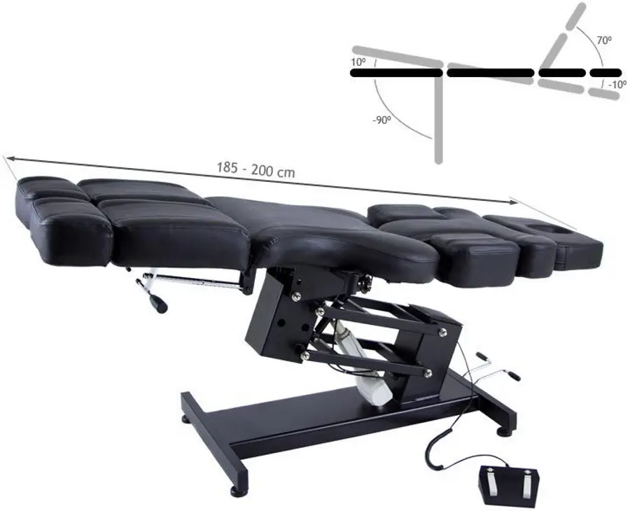 Кресло косметологическое Quirumed 1106-HZ3710-B01 (Black) - 4