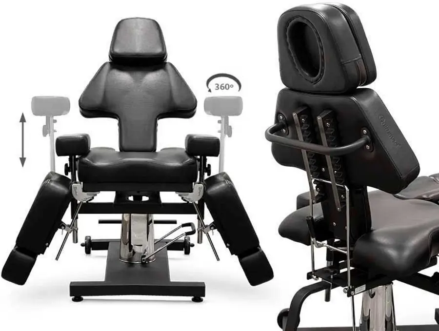 Кресло косметологическое Quirumed 360-DP3601 (Black) - 3