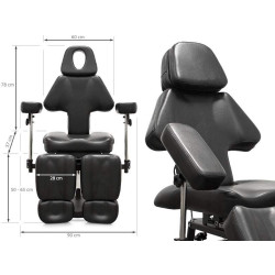 Кресло косметологическое Quirumed 360-DP3601 (Black) Thumb