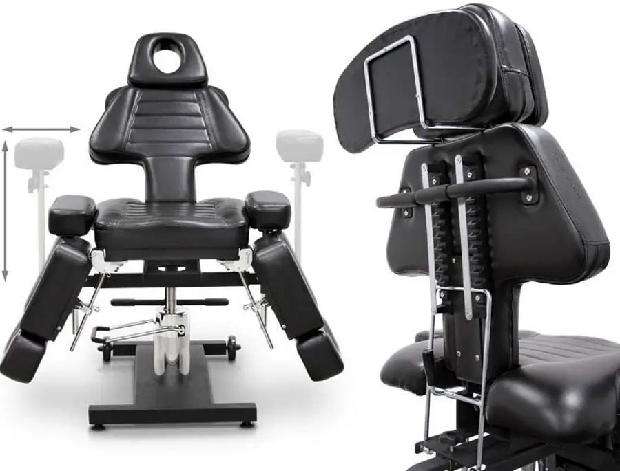 Fotoliu cosmetologic Quirumed 360-DP3604 (Black) - 3