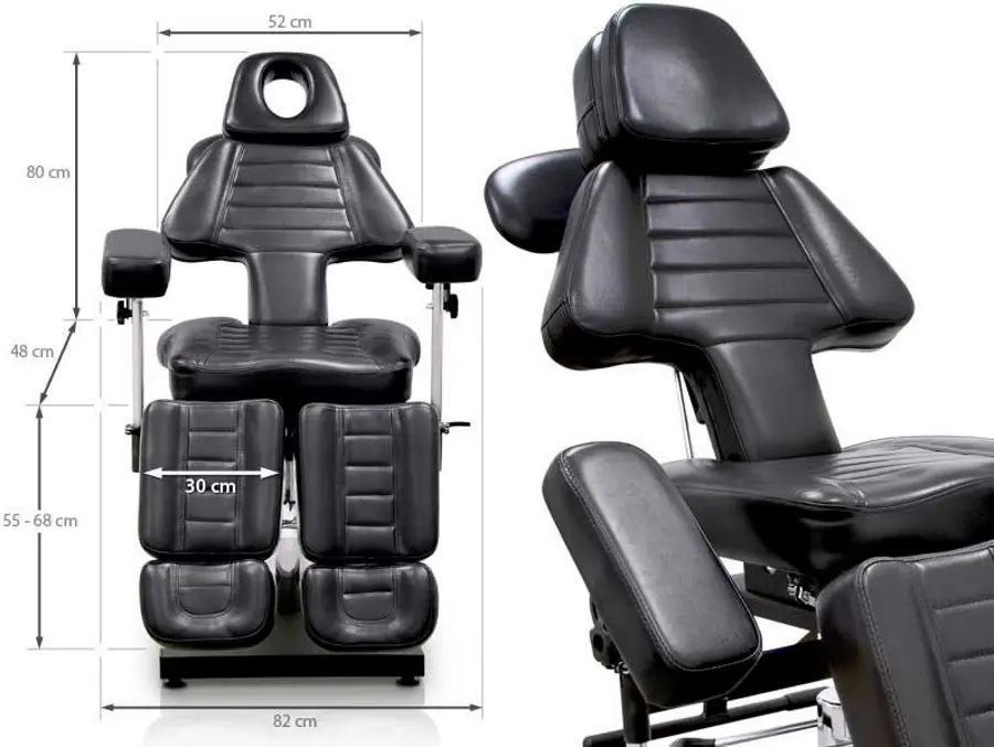 Fotoliu cosmetologic Quirumed 360-DP3604 (Black) - 5