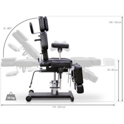Fotoliu cosmetologic Quirumed 360-DP3604 (Black) Thumb