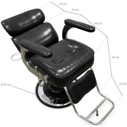 Fotoliu de coafor Quirumed Guido (Black) Thumb