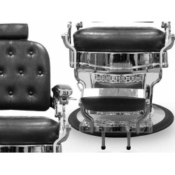 Fotoliu de coafor Quirumed Las Vegas (Black/Silver) Thumb