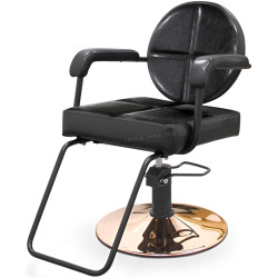 Кресло парикмахерское Quirumed Messina (Black)