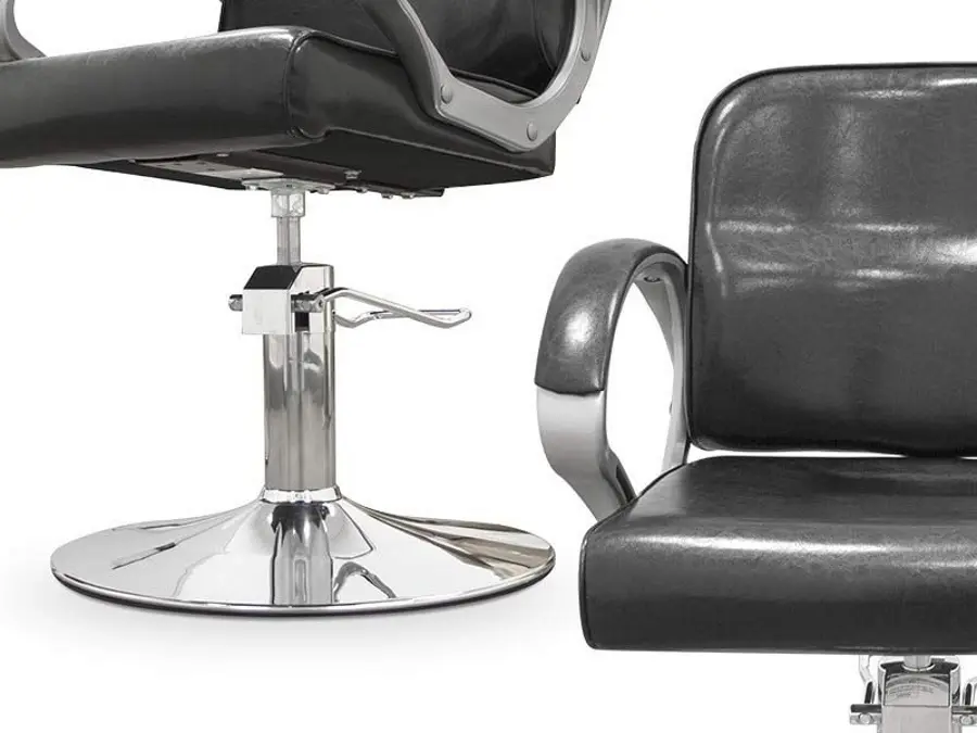 Кресло парикмахерское Quirumed Potenza (Black) - 4